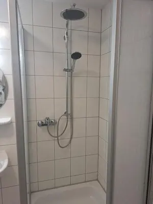 Ein Badezimmer in der Unterkunft Wohnung Souterrain