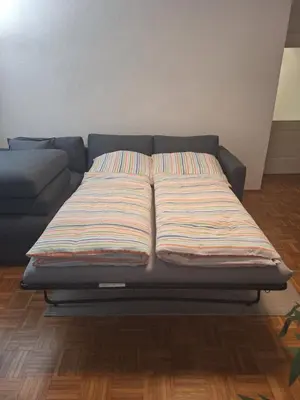 Ein Bett oder Betten in einem Zimmer der Unterkunft Wohnung Souterrain