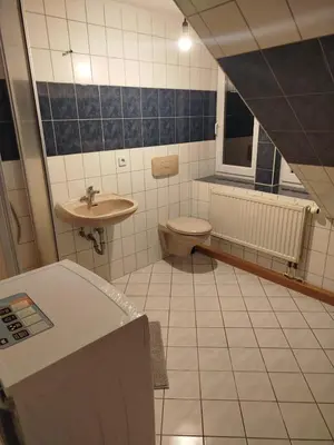 Ein Badezimmer in der Unterkunft Functional & Comfortable Apartment in Chemnitz