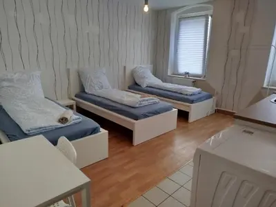 Ein Sitzbereich in der Unterkunft Functional & Comfortable Apartment in Chemnitz