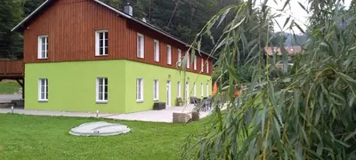 Ein Garten an der Unterkunft Ocheleck