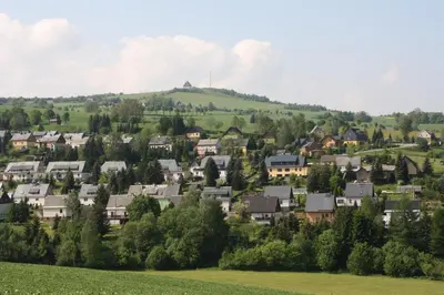 Naturlandschaft in der Nähe des Ferienhauses