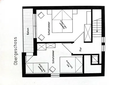 Grundriss der Unterkunft Ferienhaus Erzgebirge