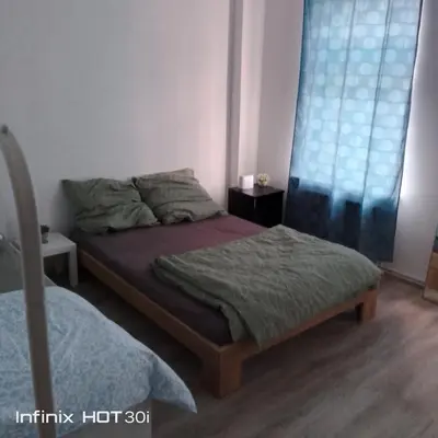 Ein Bett oder Betten in einem Zimmer der Unterkunft квартира! почесавая, суточная аренда