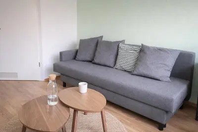 Ein Sitzbereich in der Unterkunft Aparthotel MY HOME Chemnitz-Limbach