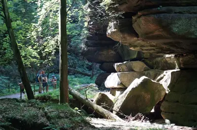 Naturlandschaft in der Nähe des Ferienhauses
