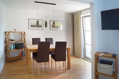 TV/Unterhaltungsangebot in der Unterkunft Ferienhaus Flora