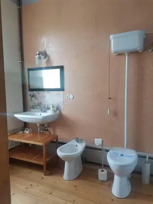 Ein Badezimmer in der Unterkunft Herrenhaus Orangella