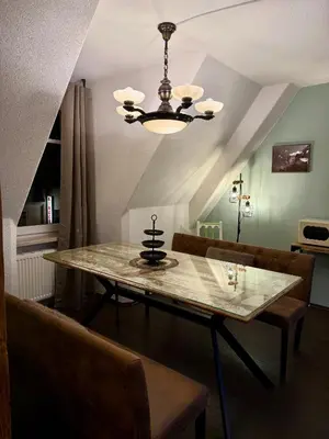 Ein Sitzbereich in der Unterkunft Haus der Geschichten