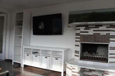 TV/Unterhaltungsangebot in der Unterkunft Bungalow Schönblick