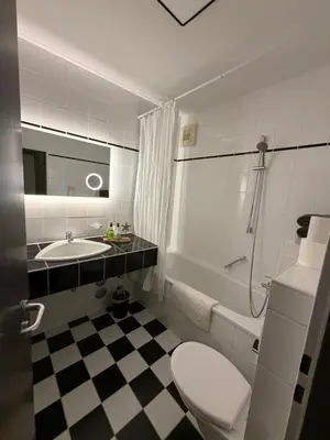 Ein Badezimmer in der Unterkunft ThoKa Appartement