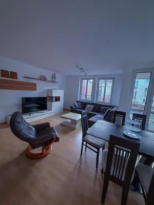 Küche/Küchenzeile in der Unterkunft Wohnung in der Südvorstadt