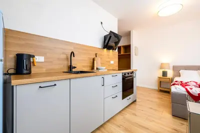 Küche/Küchenzeile in der Unterkunft Staytime - Metro Suite I Center I Top Lage