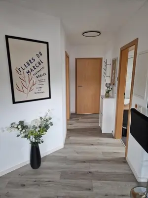 TV/Unterhaltungsangebot in der Unterkunft Moderne Ferienwohnung in Hainichen