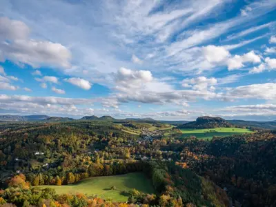 Naturlandschaft in der Nähe der Ferienwohnung
