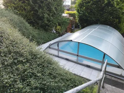 Der Swimmingpool an oder in der Nähe von Ferienhaus - Ottendorf