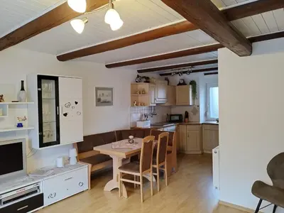 Küche/Küchenzeile in der Unterkunft Ferienhaus - Ottendorf