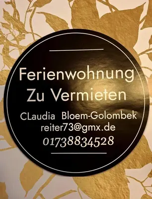 Ein Zertifikat, Auszeichnung, Logo oder anderes Dokument, das in der Unterkunft Ferienwohnung seeblick ausgestellt ist