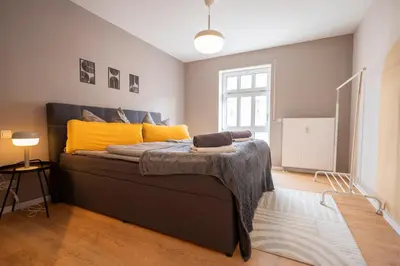 Ein Bett oder Betten in einem Zimmer der Unterkunft Studio TWO - Netflix, 5 Personen