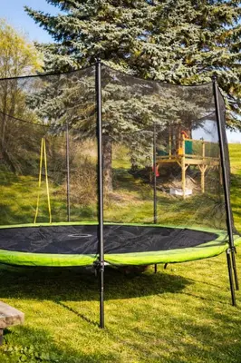 Ein Kinderspielbereich in der Unterkunft Ferienwohnung Saupe
