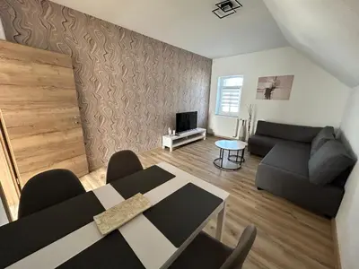 TV/Unterhaltungsangebot in der Unterkunft Ferienwohnung Zum Schlosspark Lauchhammer