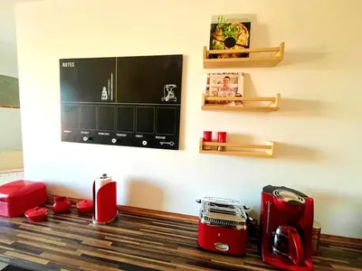 Küche/Küchenzeile in der Unterkunft Hochsitz Appartement