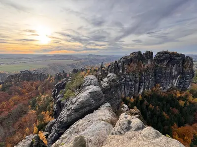 Naturlandschaft in der Nähe des Ferienhauses
