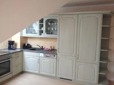Küche/Küchenzeile in der Unterkunft Apartments SMAG Obere Burgstraße