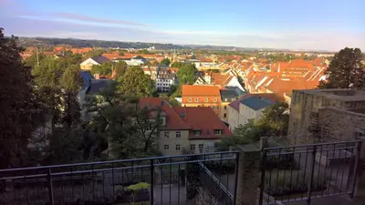 Ein allgemeiner Blick auf Pirna oder ein Stadtblick von der Ferienwohnung aus