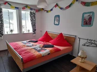 Ein Bett oder Betten in einem Zimmer der Unterkunft Sapana