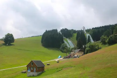 Naturlandschaft in der Nähe der Ferienwohnung