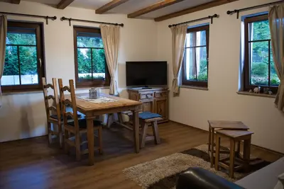 TV/Unterhaltungsangebot in der Unterkunft Haus Waldfrieden