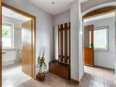 Ein Badezimmer in der Unterkunft idyllische Ferienwohnung in Lichtenhain