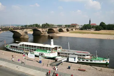 Blick auf einen Fluss in der Nähe der Ferienwohnung
