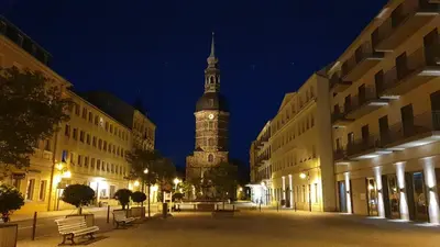 Das Gebäude in dem sich die Pension befindet