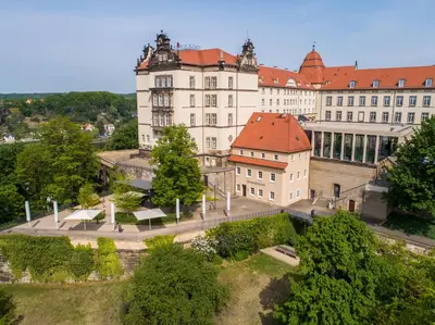 Das Gebäude in dem sich die Ferienwohnung befindet