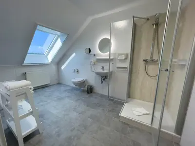 Ein Badezimmer in der Unterkunft Altstadthotel 
