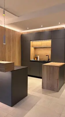 Küche/Küchenzeile in der Unterkunft Villa am Park Apartment