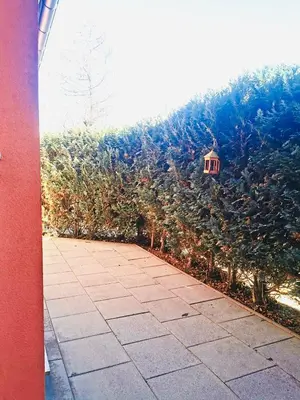 Ein Garten an der Unterkunft Villa am Park Apartment
