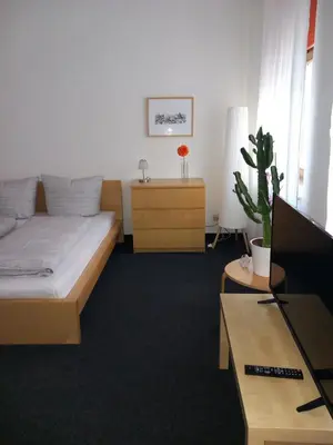 Ein Bett oder Betten in einem Zimmer der Unterkunft City-Apartment Adlergasse Dresden