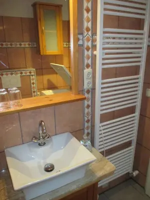 Ein Badezimmer in der Unterkunft Stadtoase