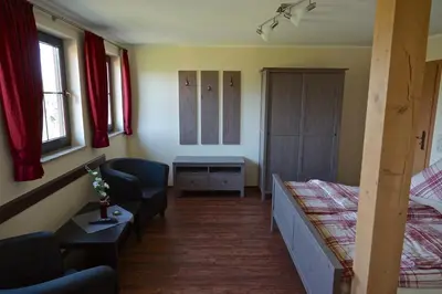 Ein Bett oder Betten in einem Zimmer der Unterkunft Gasthaus Rundteil