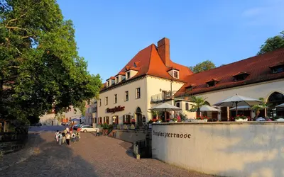 Das Gebäude in dem sich das Hotel befindet