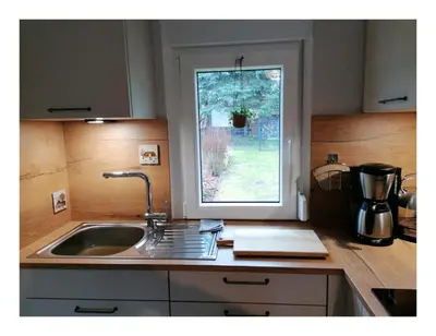 Küche/Küchenzeile in der Unterkunft Ferienhaus Fuxbau