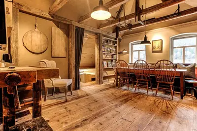 Ein Sitzbereich in der Unterkunft Bio-Hotel Zur Mühle