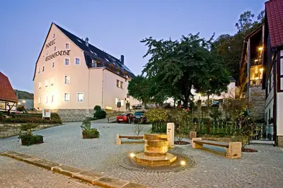 Das Gebäude in dem sich die Ferienwohnung befindet