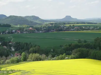 Naturlandschaft in der Nähe der Ferienwohnung