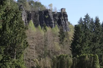 Naturlandschaft in der Nähe des Ferienhauses