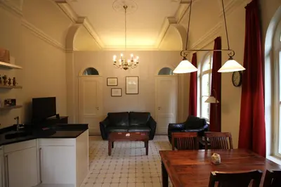 TV/Unterhaltungsangebot in der Unterkunft Ferienwohnung Jagdschloss Bielatal