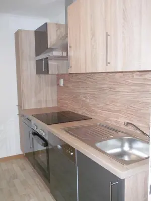 Küche/Küchenzeile in der Unterkunft Ferienwohnung Wawrok
